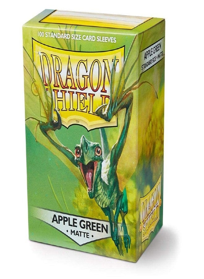 Dragon Shield Matte Apple Green Standard Size 100 ct Card Sleeves Individual Pack - Image 2